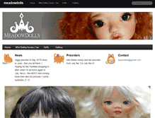 Tablet Screenshot of meadowdolls.com